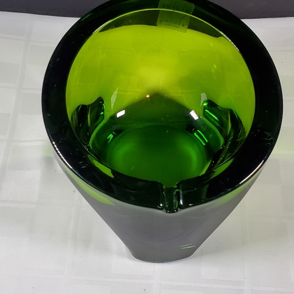 Vintage Viking Emarld Green Ashtray - Picture 5 of 5